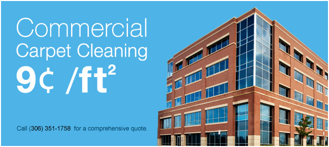 Commercial Carpet Cleaning only 9 cents per square foot